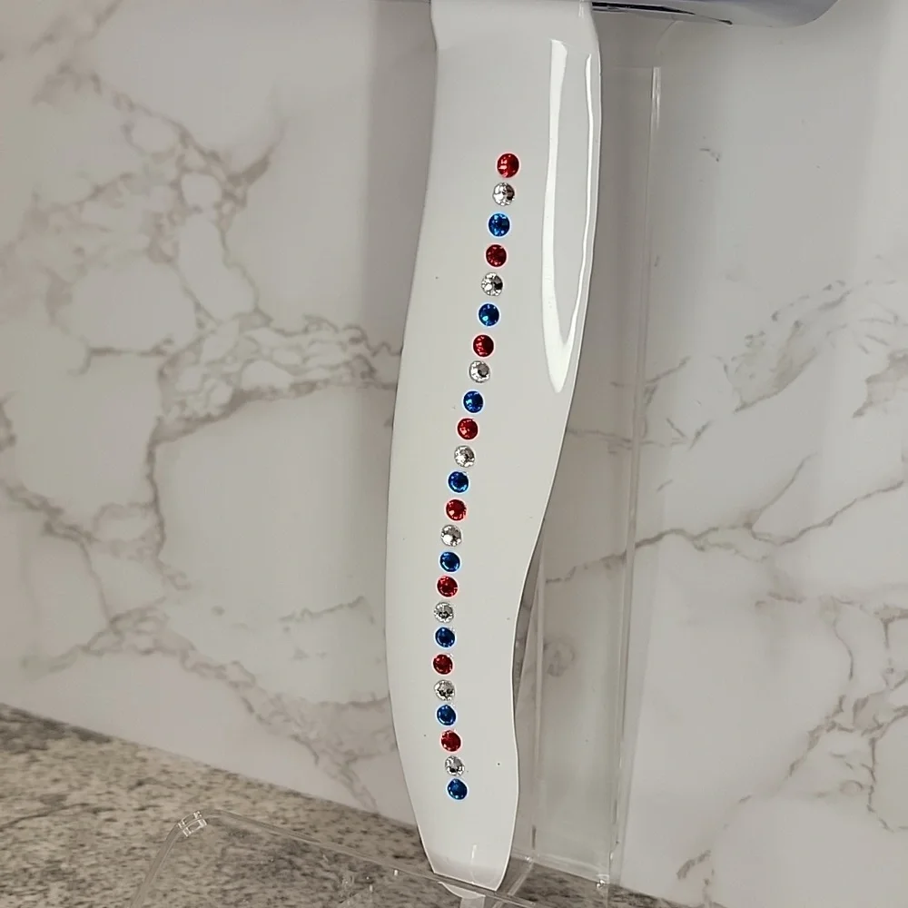 Rare Jeweled Red, White & Galaxy Blue Kit-Cat Klock LIMITED EDITION - Picture 10 of 16